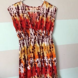 Wrap front elastic waist dress 〽️ 👗